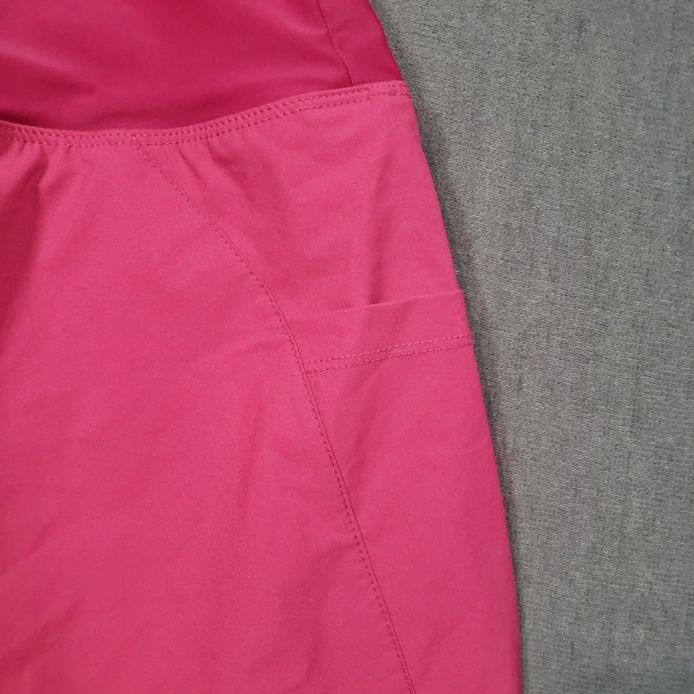 Gradual Athletic‎ Shorts Womens XS Pink High Waisted Pockets Running Workout